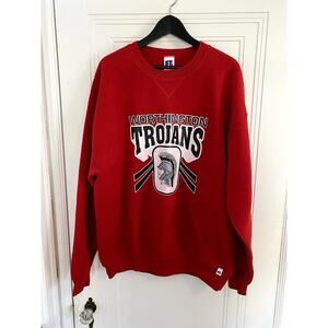 Vintage Worthington Trojans High School Crewneck Sweatshirt